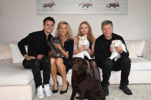 Weihnachten mit Hund und Katz